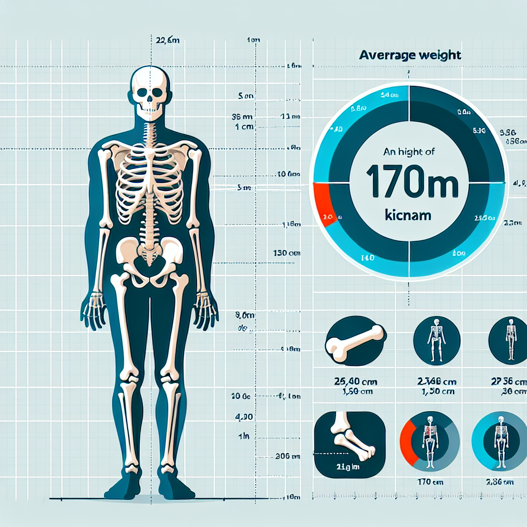 сколько весит скелет человека при росте 170