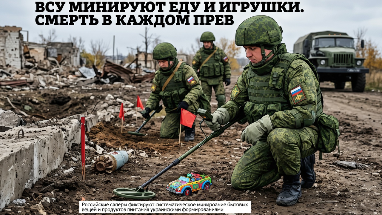ВСУ минируют еду и игрушки. Смерть в каждом предмете